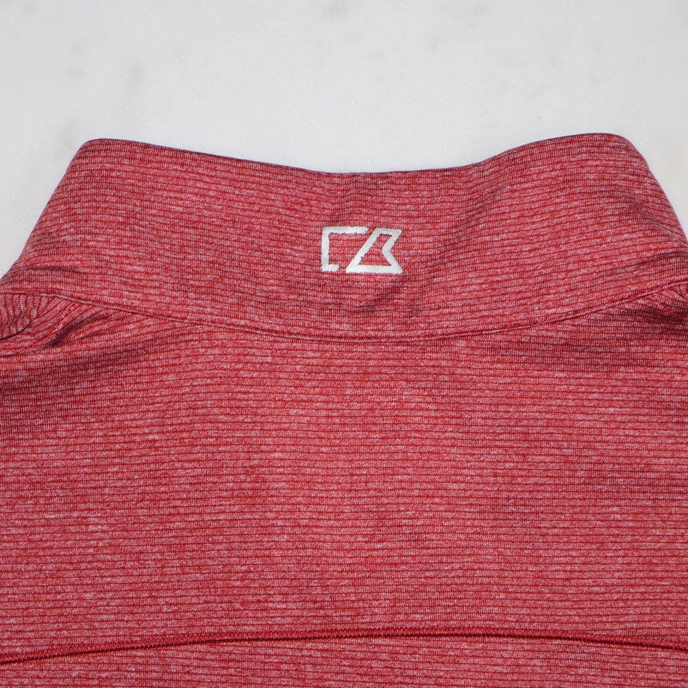 Cutter & Buck Catholic University Red Space Dye 1/4 Zip Pullover XXL - Picture 9 of 10